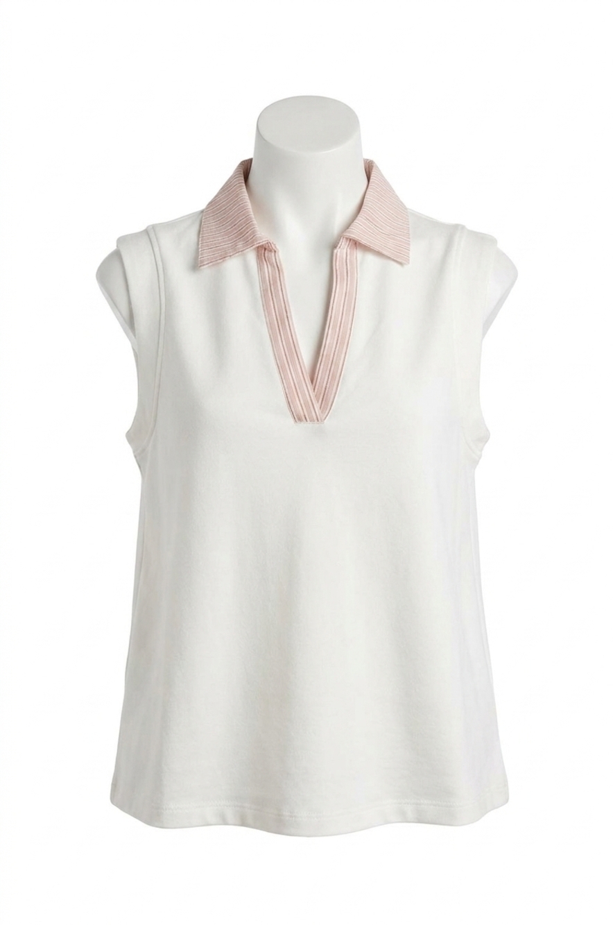 NEW SUNDAYS julia sleeveless top in coconut milk